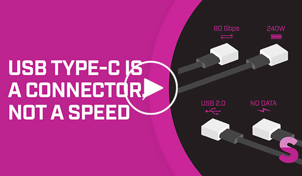 USB Type-C Is a Connector, Not a Speed